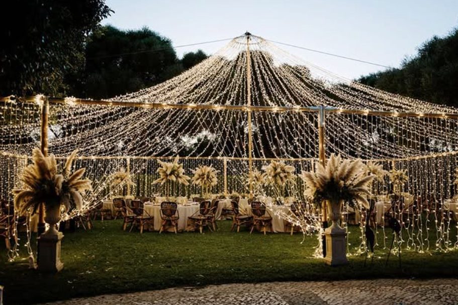 iluminacion para eventos al aire libre